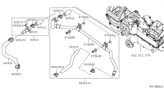 2012 Nissan Frontier Heater Piping Diagram 2