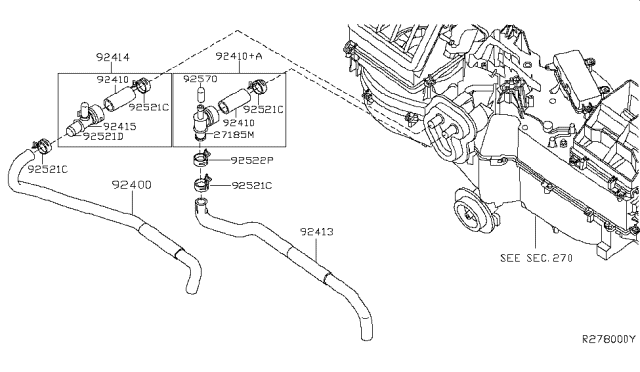 2012 Nissan Frontier Heater Piping Diagram 1