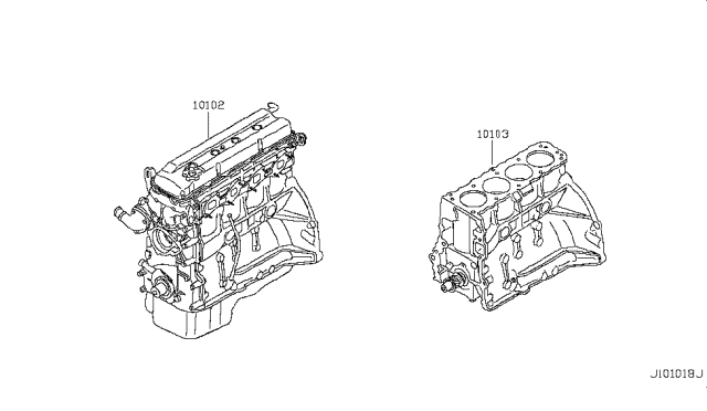 2019 Nissan Frontier Bare & Short Engine Diagram 2