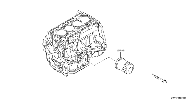 2017 Nissan Rogue Lubricating System Diagram 2