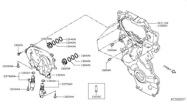 2018 Nissan Rogue Camshaft & Valve Mechanism Diagram 4