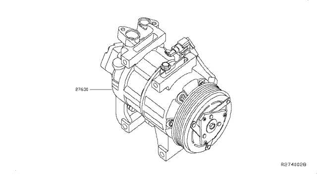 2015 Nissan Altima Compressor Diagram