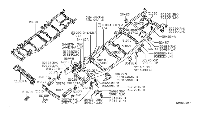 2011 Nissan Titan Frame Diagram 1