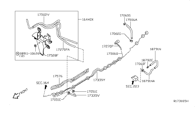 2009 Nissan Titan Fuel Piping Diagram 9