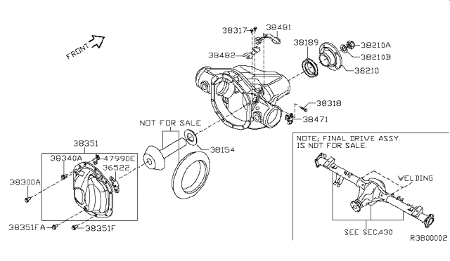 2007 Nissan Titan Rear Final Drive Diagram 1