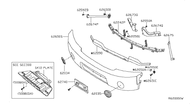 Front Bumper 2006 Nissan Titan