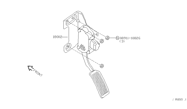 2006 Nissan Titan Accelerator Linkage Diagram 3