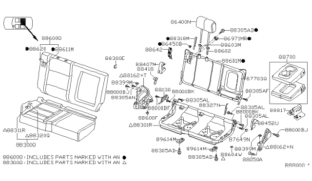 2014 Nissan Titan Rear Seat Diagram 2