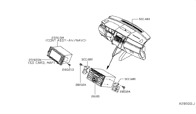 2011 Nissan Versa Audio & Visual Diagram 3