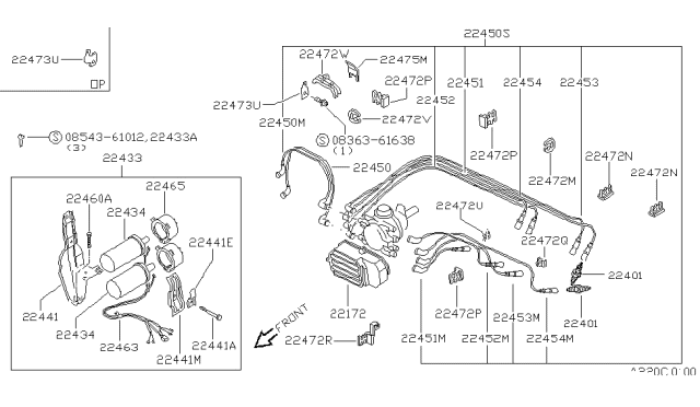 1986 Nissan Stanza Ignition System Diagram 1