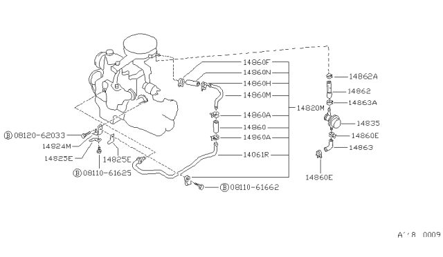 1989 Nissan Sentra Secondary Air System Diagram 1