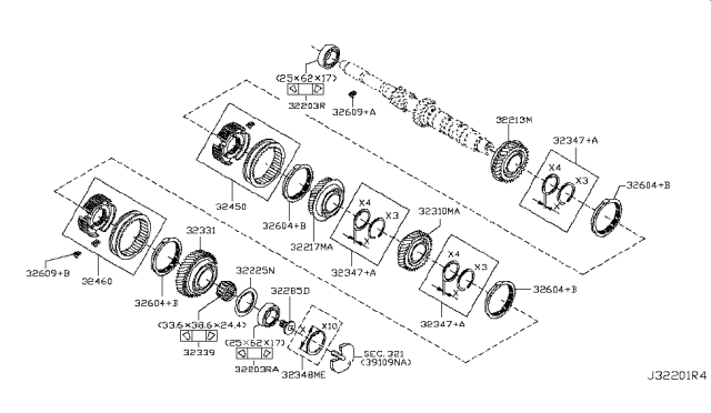 2014 Nissan Cube Transmission Gear Diagram 1