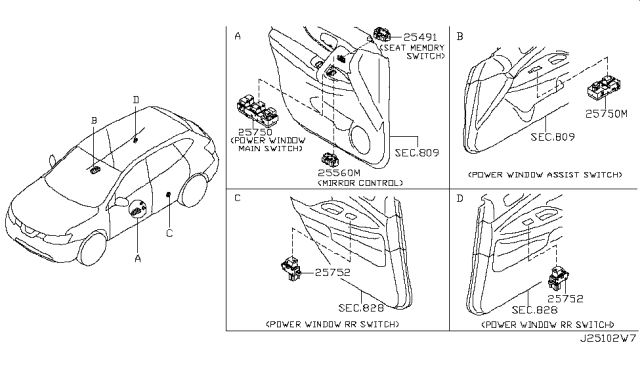 2019 Nissan Rogue Switch Diagram 4