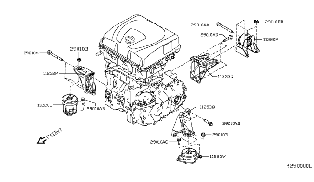 2015 Nissan Leaf Electric Vehicle Drive System Diagram 7