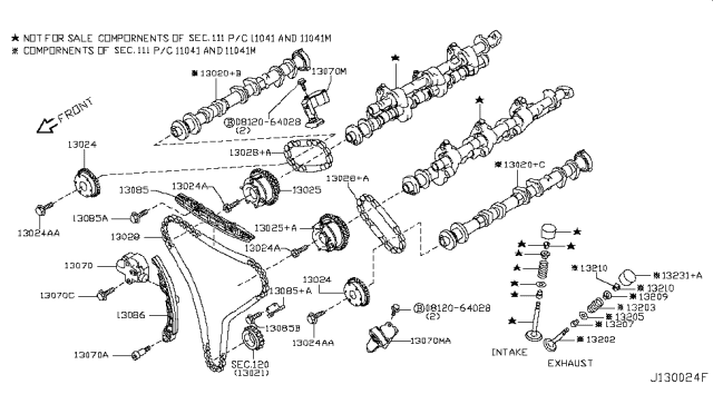 2018 Nissan 370Z Lifter-Valve Diagram for 13231-3TA0A