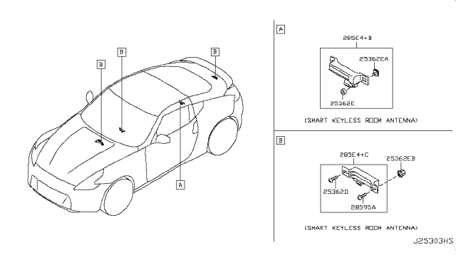 2016 Nissan 370Z Electrical Unit Diagram 7