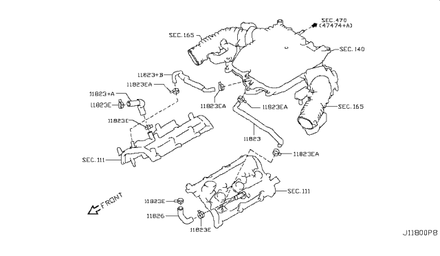 2018 Nissan 370Z Crankcase Ventilation Diagram