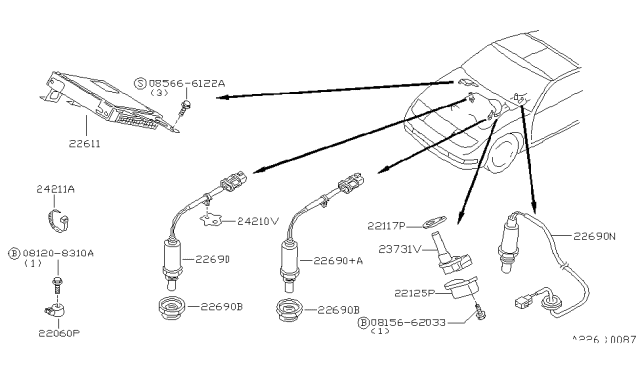 1992 Nissan 300ZX Engine Control Module Diagram 1