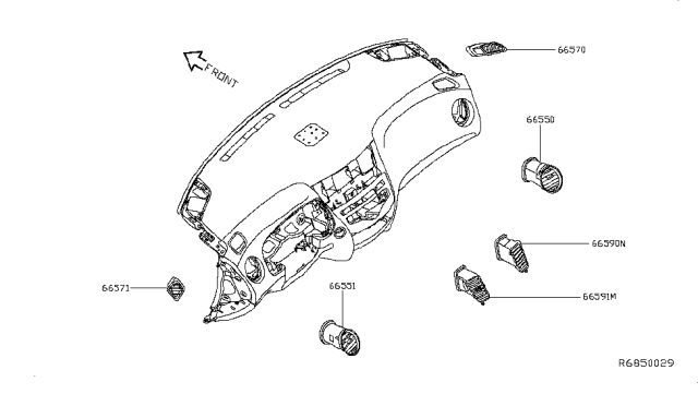 2015 Nissan Pathfinder Ventilator Diagram