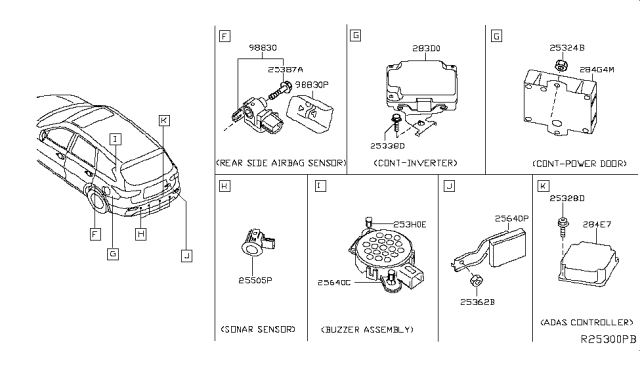 2014 Nissan Pathfinder Electrical Unit Diagram 5