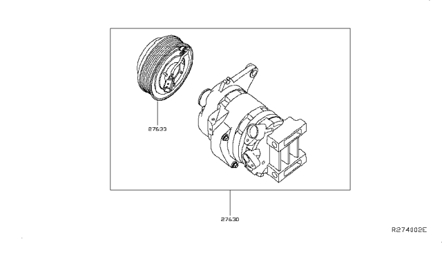 2017 Nissan Pathfinder Compressor Diagram