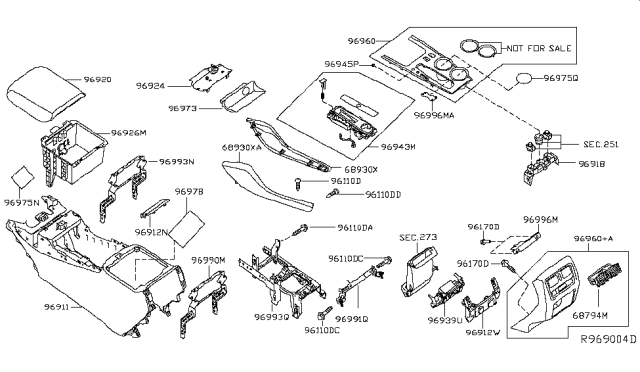 2013 Nissan Pathfinder Console Box Diagram