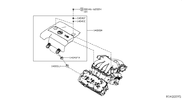 2014 Nissan Pathfinder Manifold Diagram 1