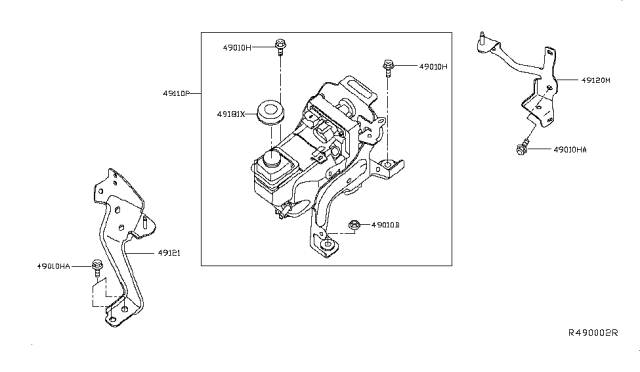 2014 Nissan Pathfinder Power Steering Pump Diagram 1