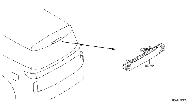 2015 Nissan Quest High Mounting Stop Lamp Diagram