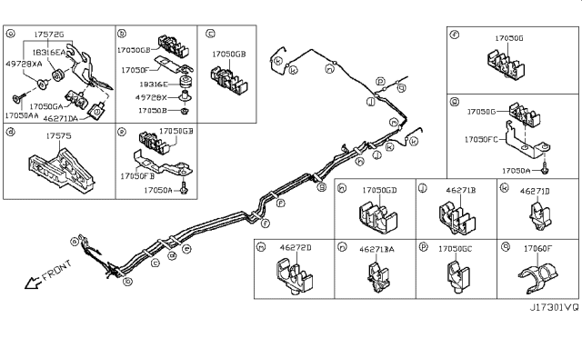 2015 Nissan Quest Fuel Piping Diagram 1