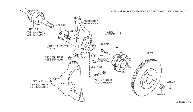 2011 Nissan Quest Front Axle Diagram 1