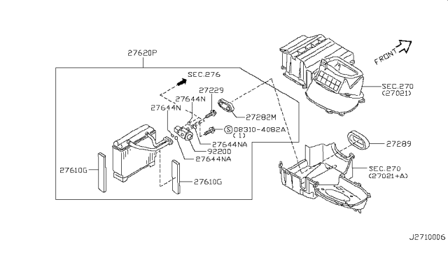 2003 Nissan Maxima Cooling Unit Diagram 2