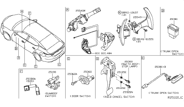 2017 Nissan Maxima Switch Diagram 2