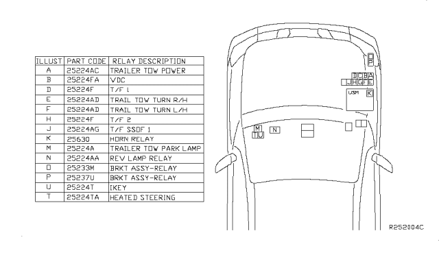 2012 Nissan Armada Relay Diagram 1