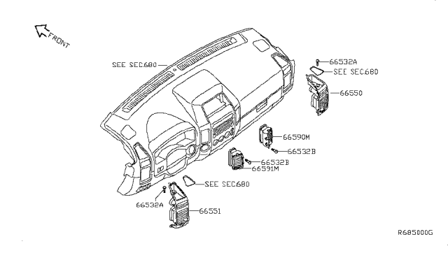 2014 Nissan Armada Ventilator Diagram