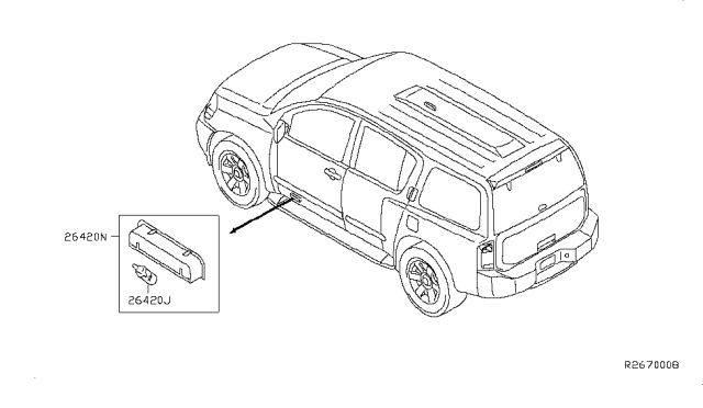2007 Nissan Armada Lamps (Others) Diagram