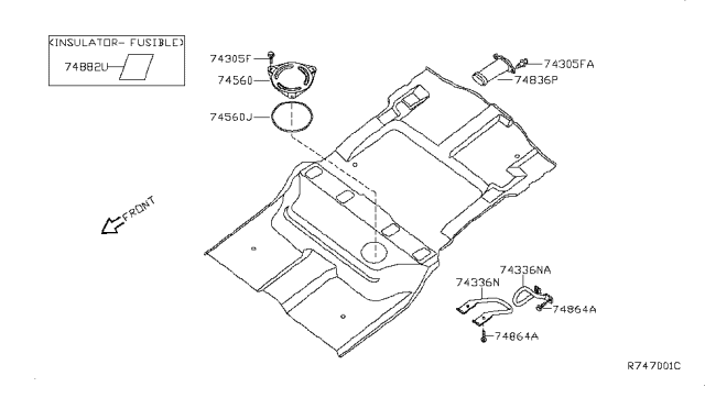 2007 Nissan Armada Floor Fitting Diagram 2