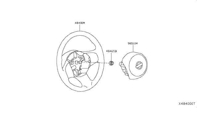 2015 Nissan Versa Note Steering Wheel Diagram 1