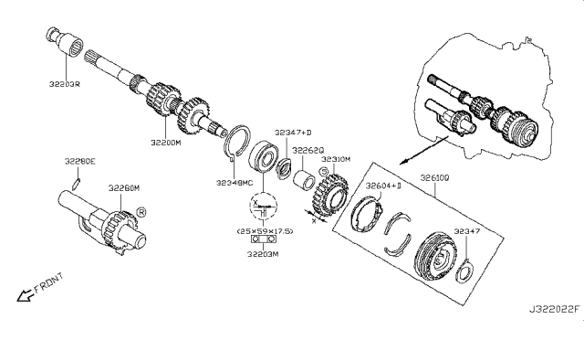 2014 Nissan Versa Note Transmission Gear Diagram 2