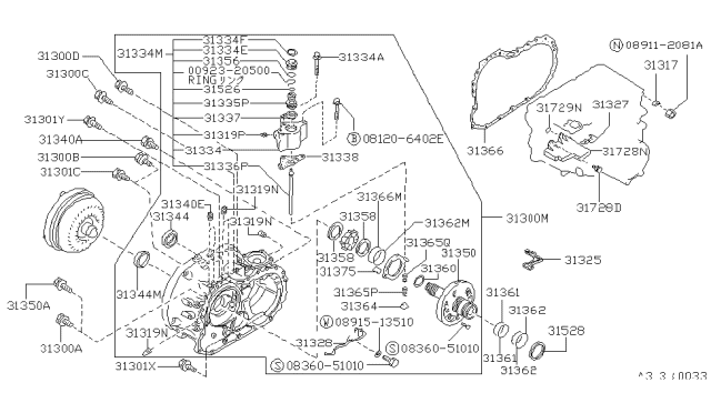 1987 Nissan Pulsar NX Engine Oil Pump Diagram 1