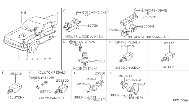 1999 Nissan Frontier Switch Diagram 2