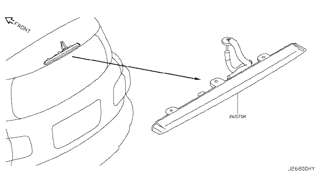 2017 Nissan Armada High Mounting Stop Lamp Diagram