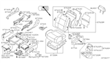 Diagram for 2005 Nissan Quest Seat Cushion - 87300-5Z465