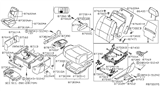 Diagram for 2003 Nissan Murano Seat Switch - 87016-2Y010