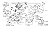 Diagram for Nissan Quest Seat Heater Switch - 25500-ZK30C