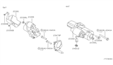 Diagram for 2003 Nissan Altima Starter Motor - 23300-8J120