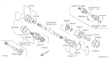 Diagram for 1982 Nissan 280ZX CV Joint - 39712-W1526