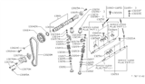 Diagram for Nissan 200SX Intake Valve - 13201-17F00