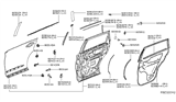 Diagram for 2021 Nissan Leaf Body Mount Hole Plug - 64899-ZL80A