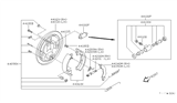 Diagram for Nissan Quest Wheel Cylinder - 44100-0B026